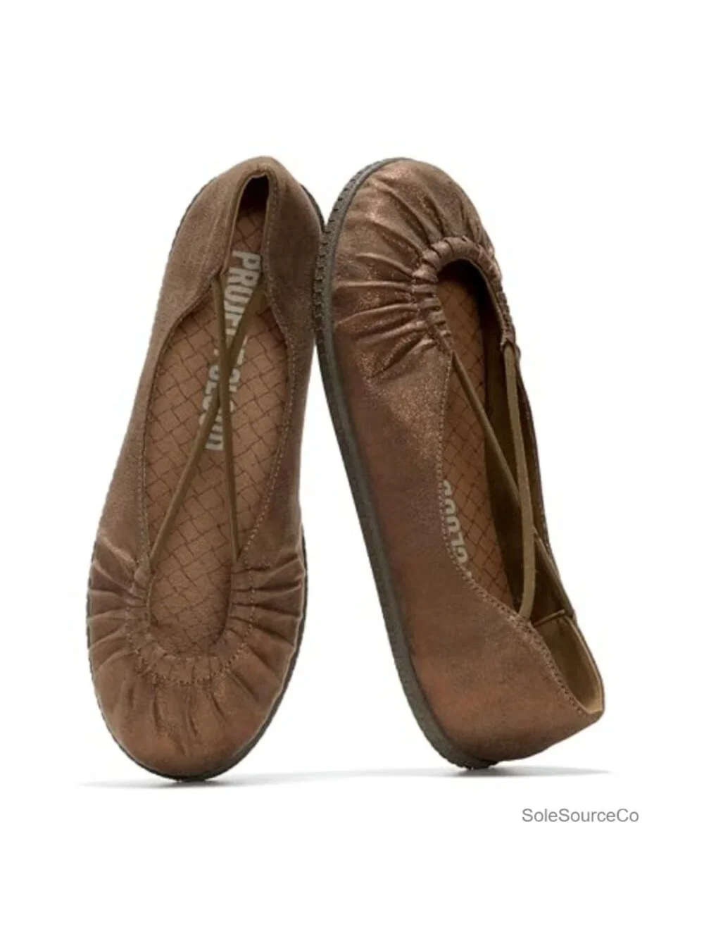 Women's Ballet Flats Slip-On with Memory Foam Insole and MicroSuede Upper
